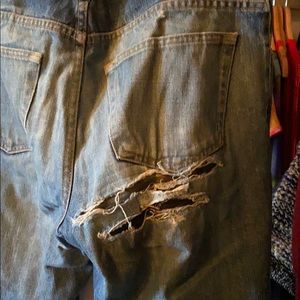 Men’s Distressed Helmut Lang Jeans